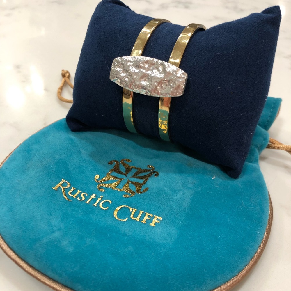 Rustic Cuff Caroline Stone Bracelet - image 2